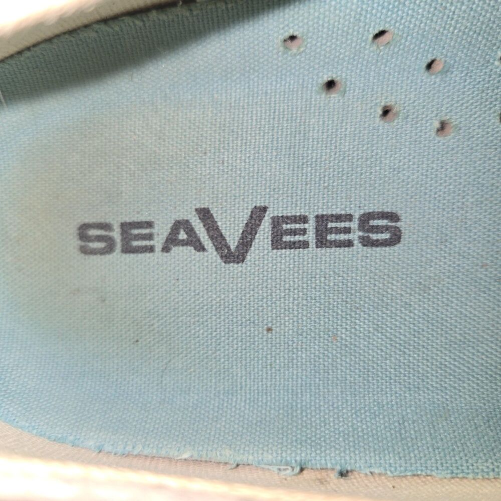 Seavees Women Sz 8 Baja Platform Mulholland Snake Skin Embossed Leather Sneakers - Picture 8 of 9